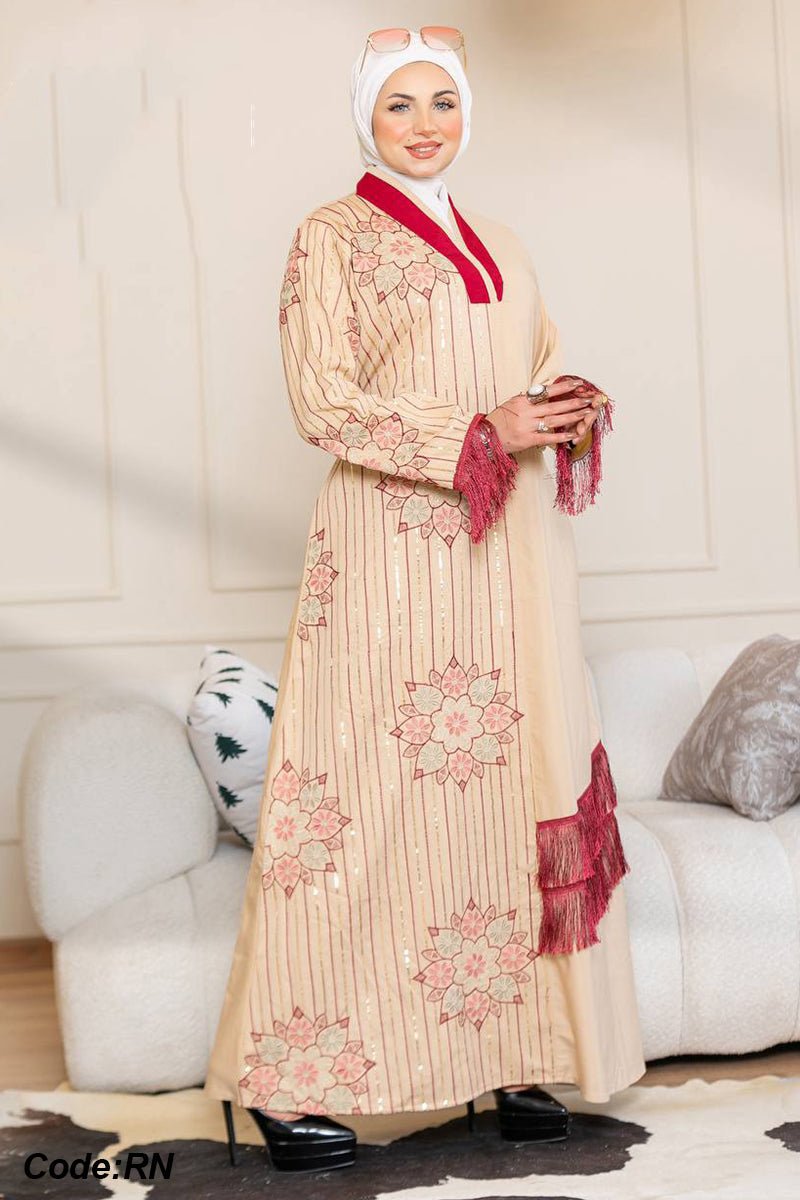 Rosa Jalabiya- Cotton