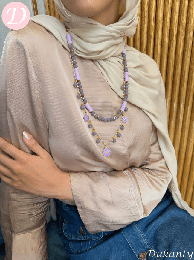 قلادة سحر - مطلية بالذهب