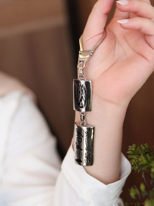 " Customized Name" Elegant Medal - Silver Plated