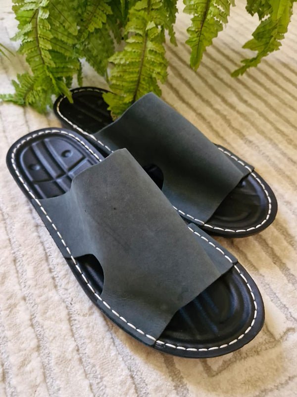 Yassien Slippers - Genuine Leather