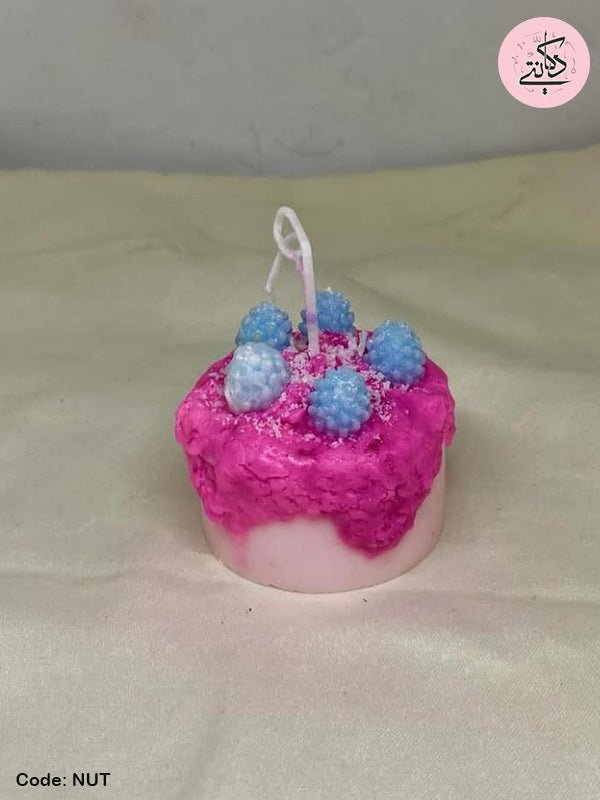 Tropical Fruits Cup Cake Candle