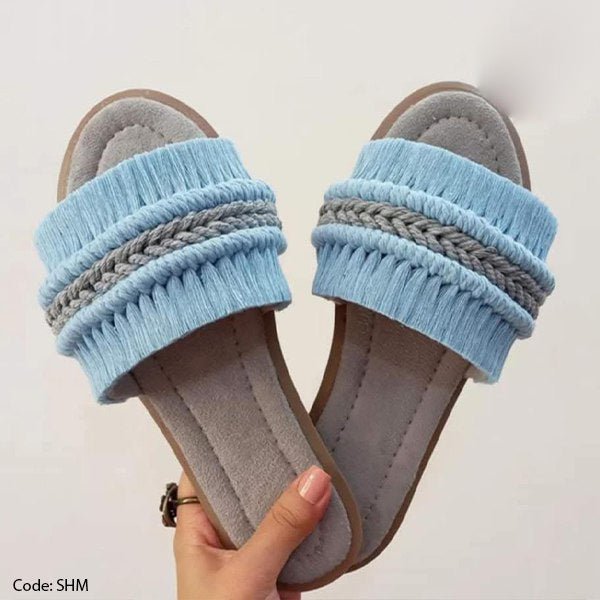 Sara Slippers - Leather