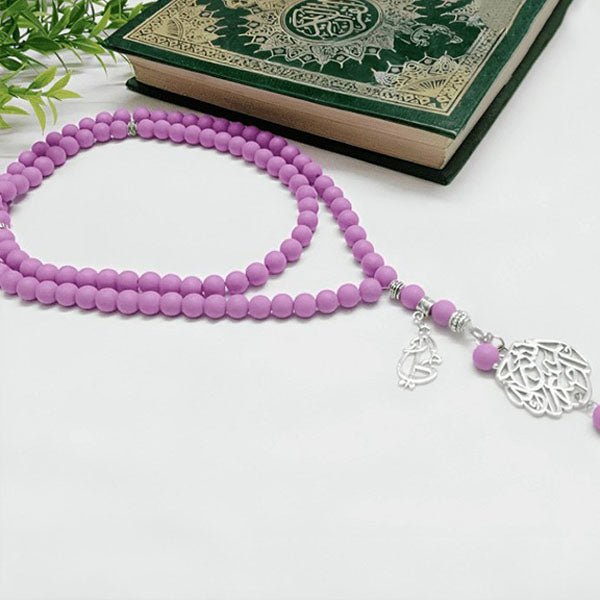 مسبحة سندس - حجر الحمم البركانية