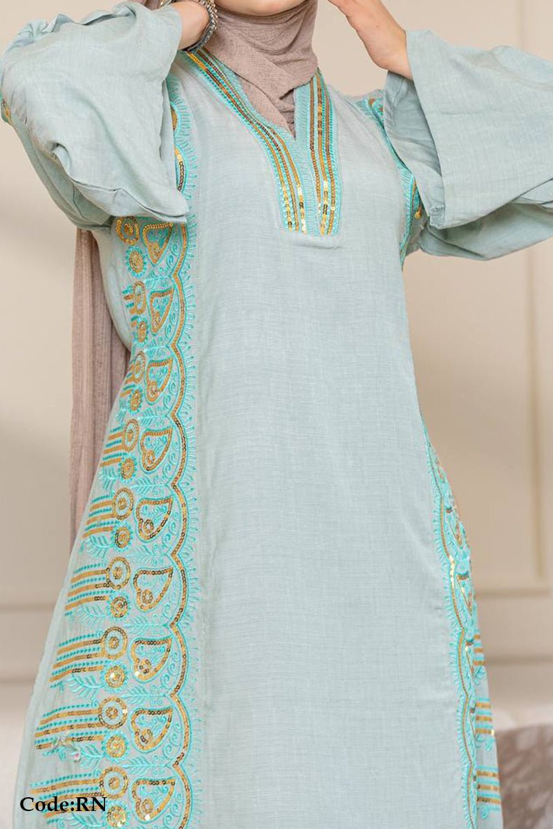 Dora Jalabiya- Linen