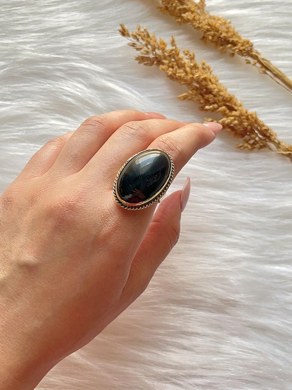 Arabian Kaaf Set - Black Agate