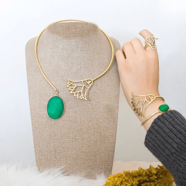 Lotus Flower Set - Pure Copper