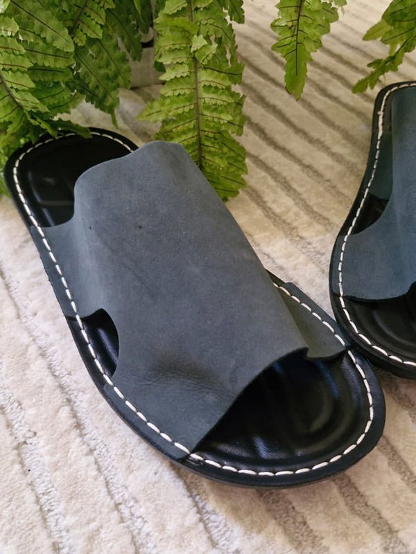 Yassien Slippers - Genuine Leather