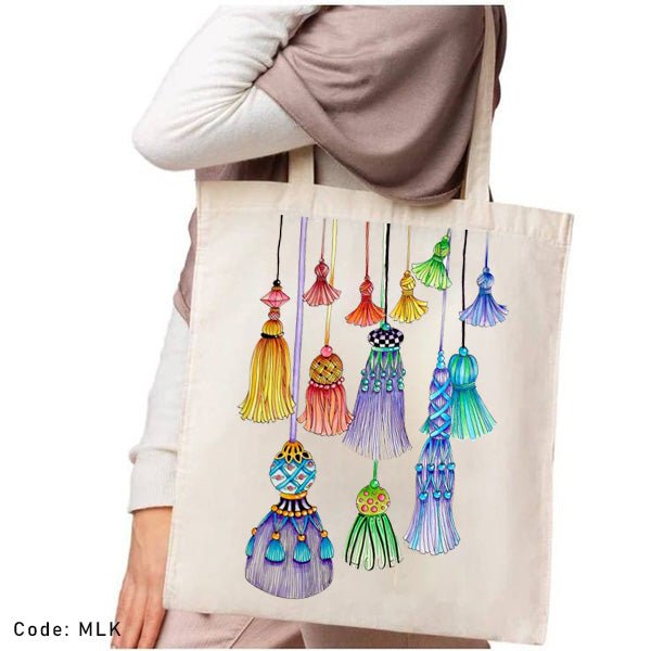 حقيبة توت للبنات - كتان