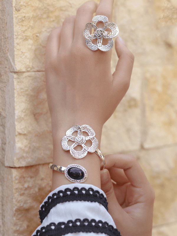 Petal Set - Silver Plated