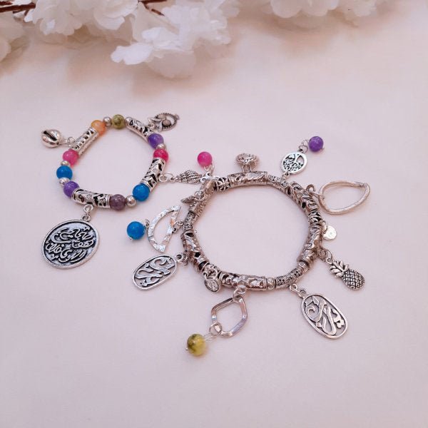 Lovely Bracelet Set - Silver Plated
