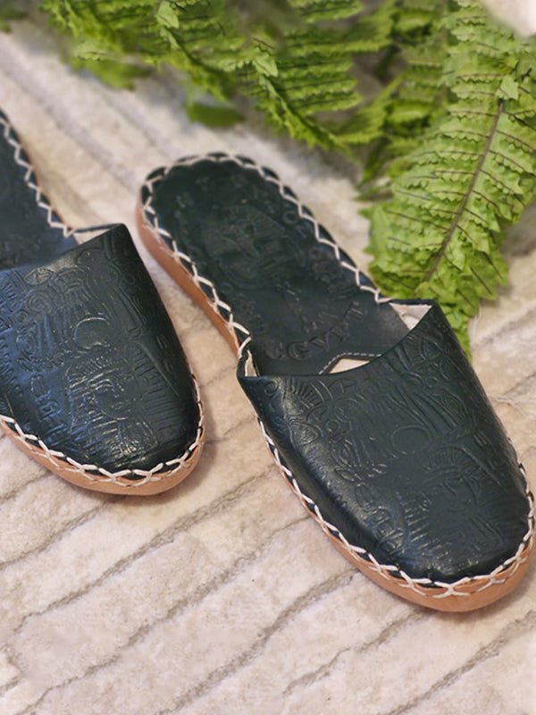 Adam Slippers - Genuine Leather