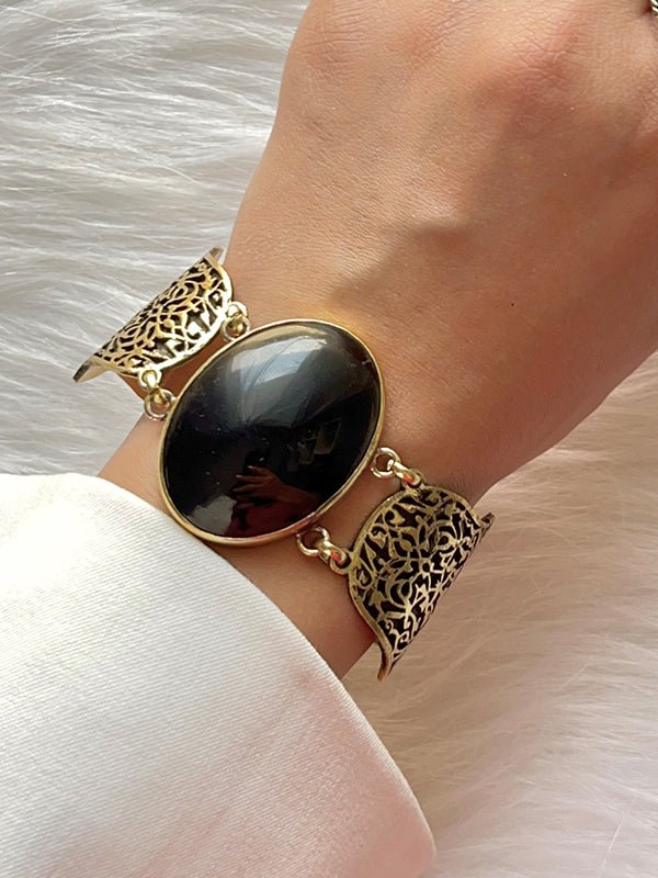 Arabian Kaaf Set - Black Agate