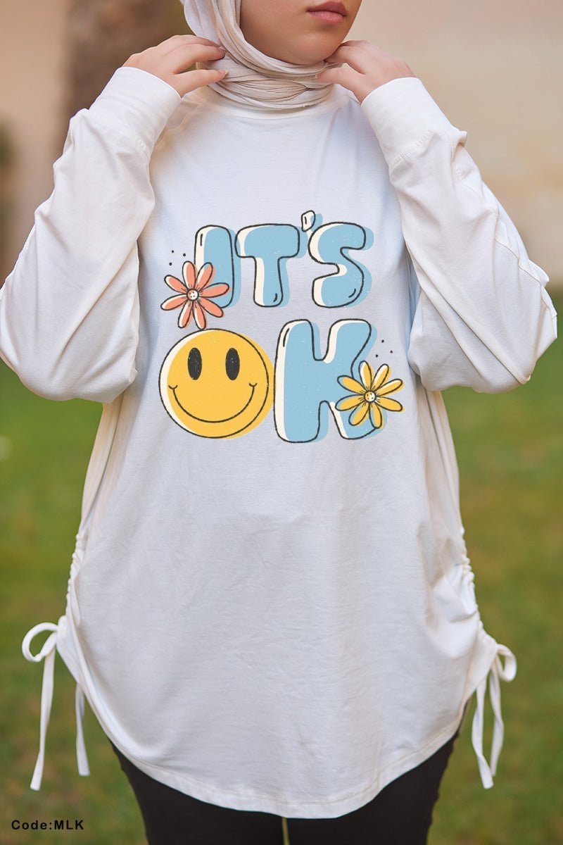 Smile Woman T-shirt - Cotton