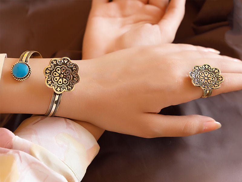 Zinnia Set - Pure Copper