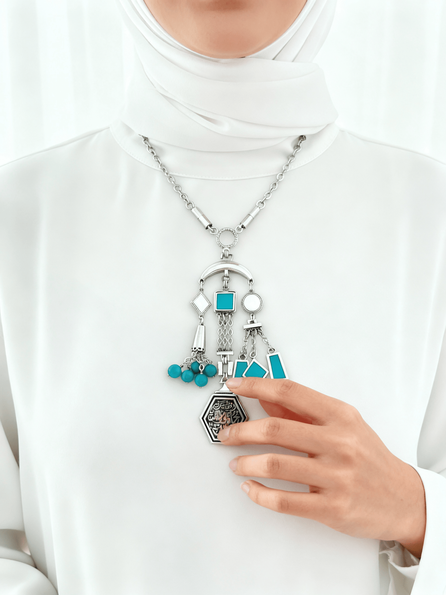 Luna Necklace - Silver Plated