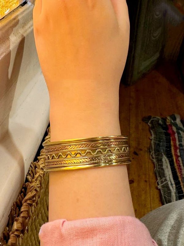 Hanaa Classy Bangle - Pure Copper