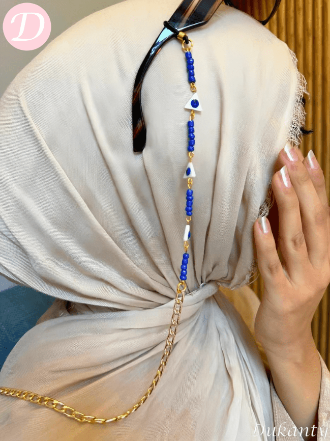 سلسلة نظارات ريما - مطلية بالذهب