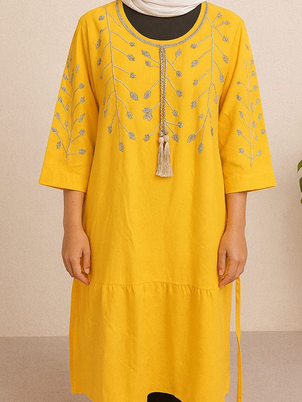 عباية زهرة - كتان