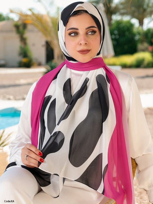 Tasniem Scarf - Crepe Chiffon