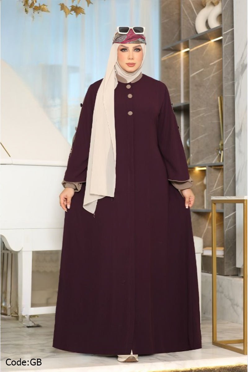 Istabraq Abaya - Crepe