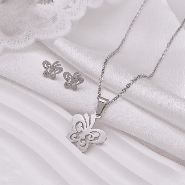 Patrisha Butterflies Set - Gold Plated