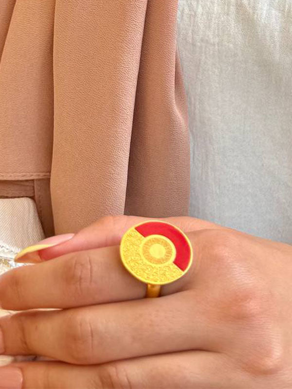 Royal Sun Disc Set – Gold Plated