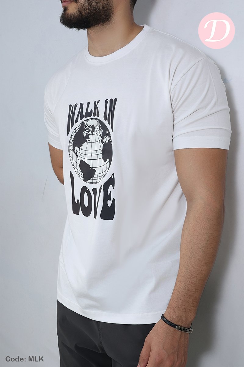 Walk In Love T-shirt - Cotton