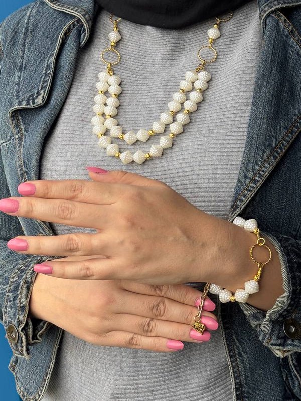 مجموعة إيمان البسيطة - أكريليك وأحجار لؤلؤية