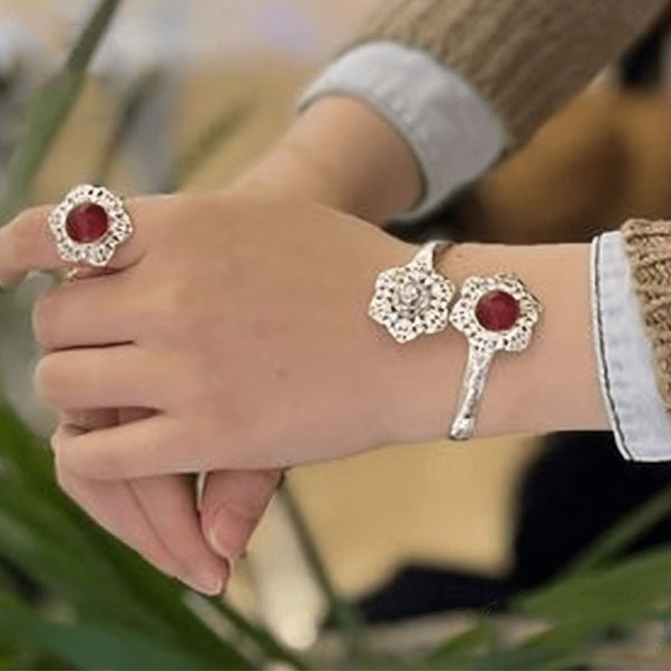 Gehan Silver Plated Set