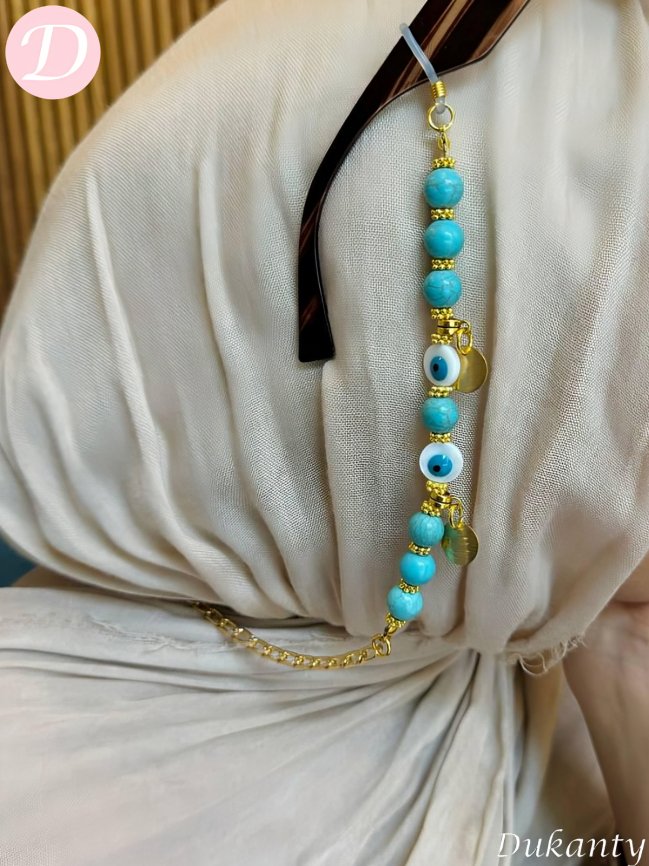 سلسلة نظارات أميرة - مطلية بالذهب
