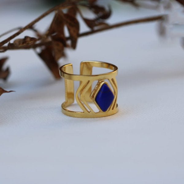 Azul Ring - Gold Plated