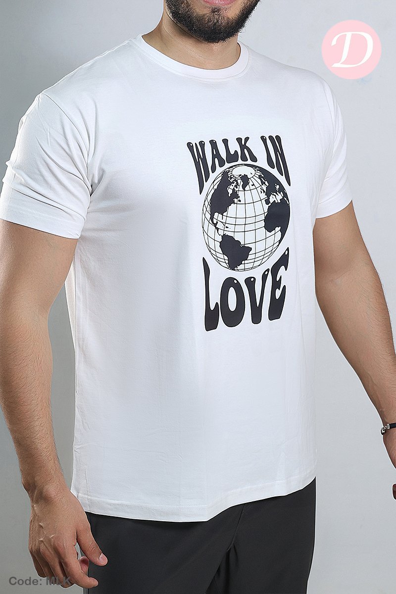 Walk In Love T-shirt - Cotton