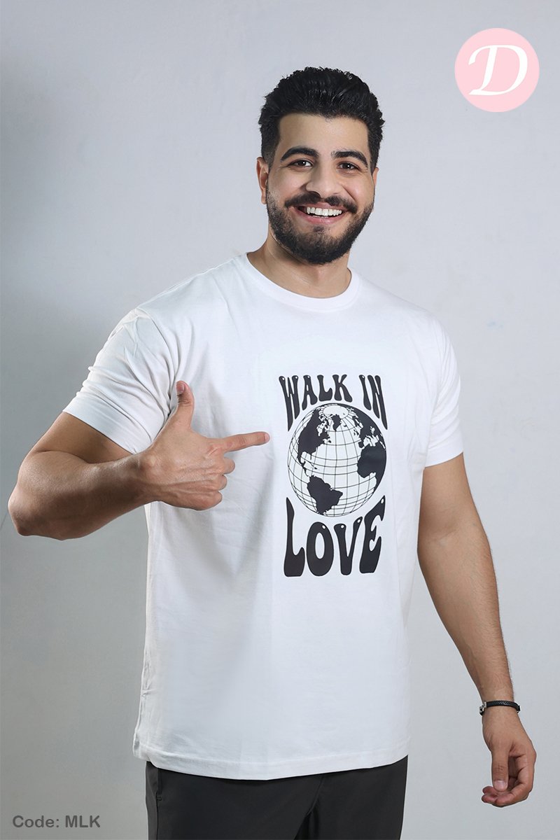 Walk In Love T-shirt - Cotton