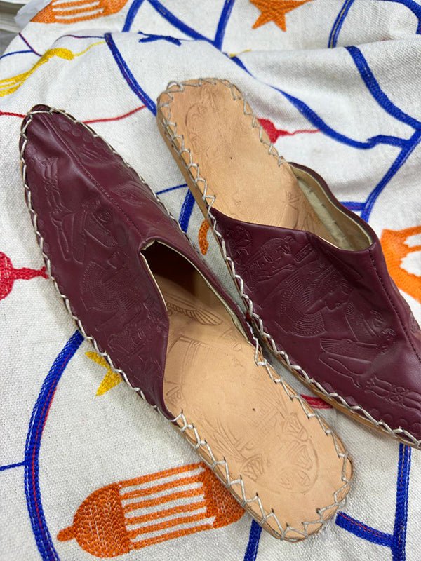 Sara Slippers - Genuine Leather