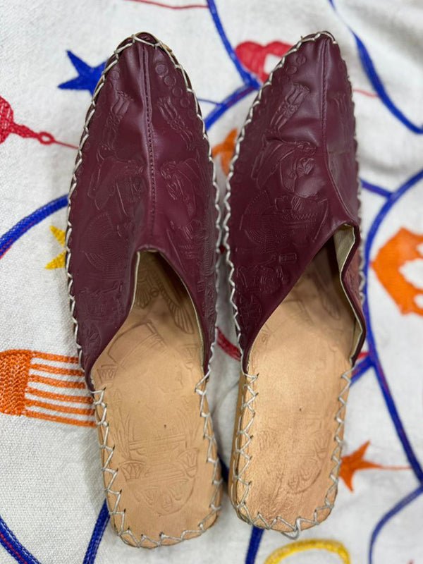 Sara Slippers - Genuine Leather