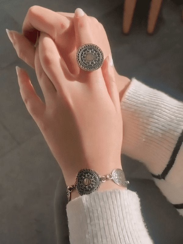 Elegant Circle Set - Pure Copper