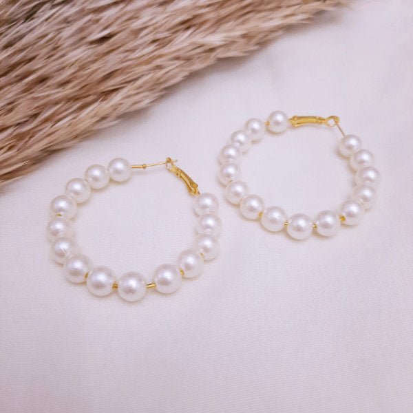 Berry Pearl Earrings