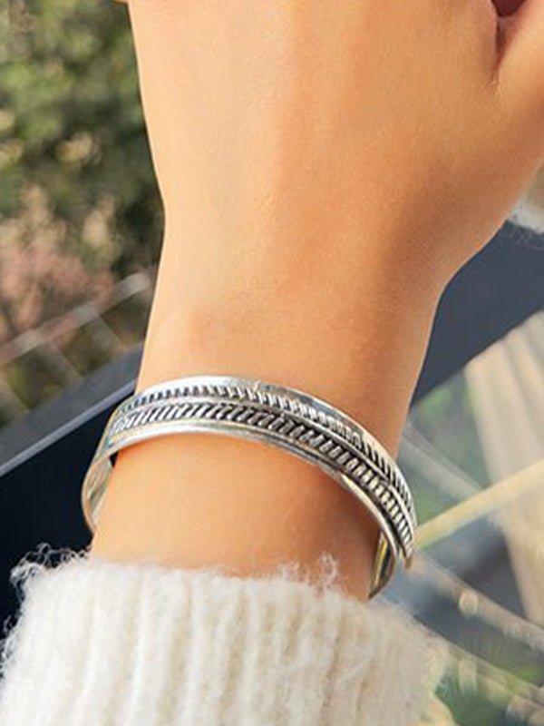 مجموعة الريش - مطلية بالفضة