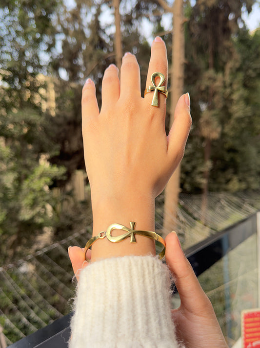 مجموعة مفاتيح عنخ - نحاس نقي