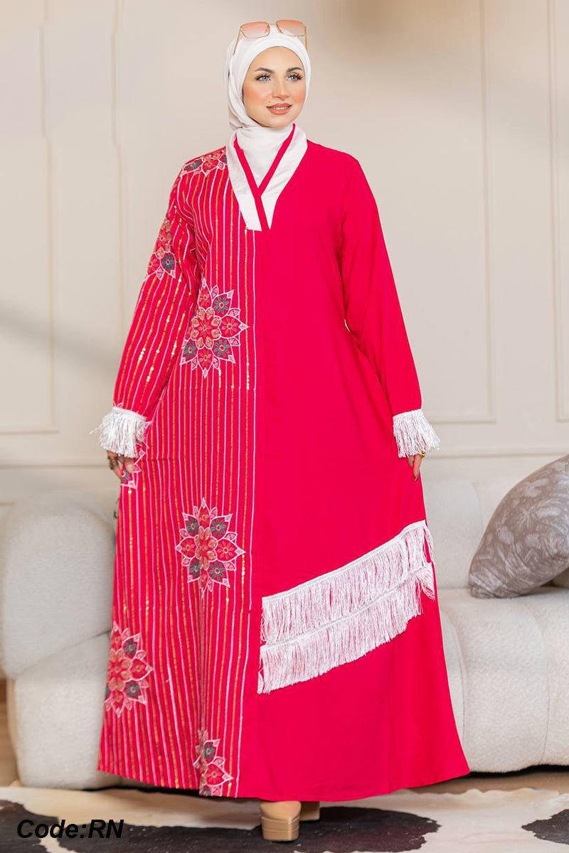 Rosa Jalabiya- Cotton