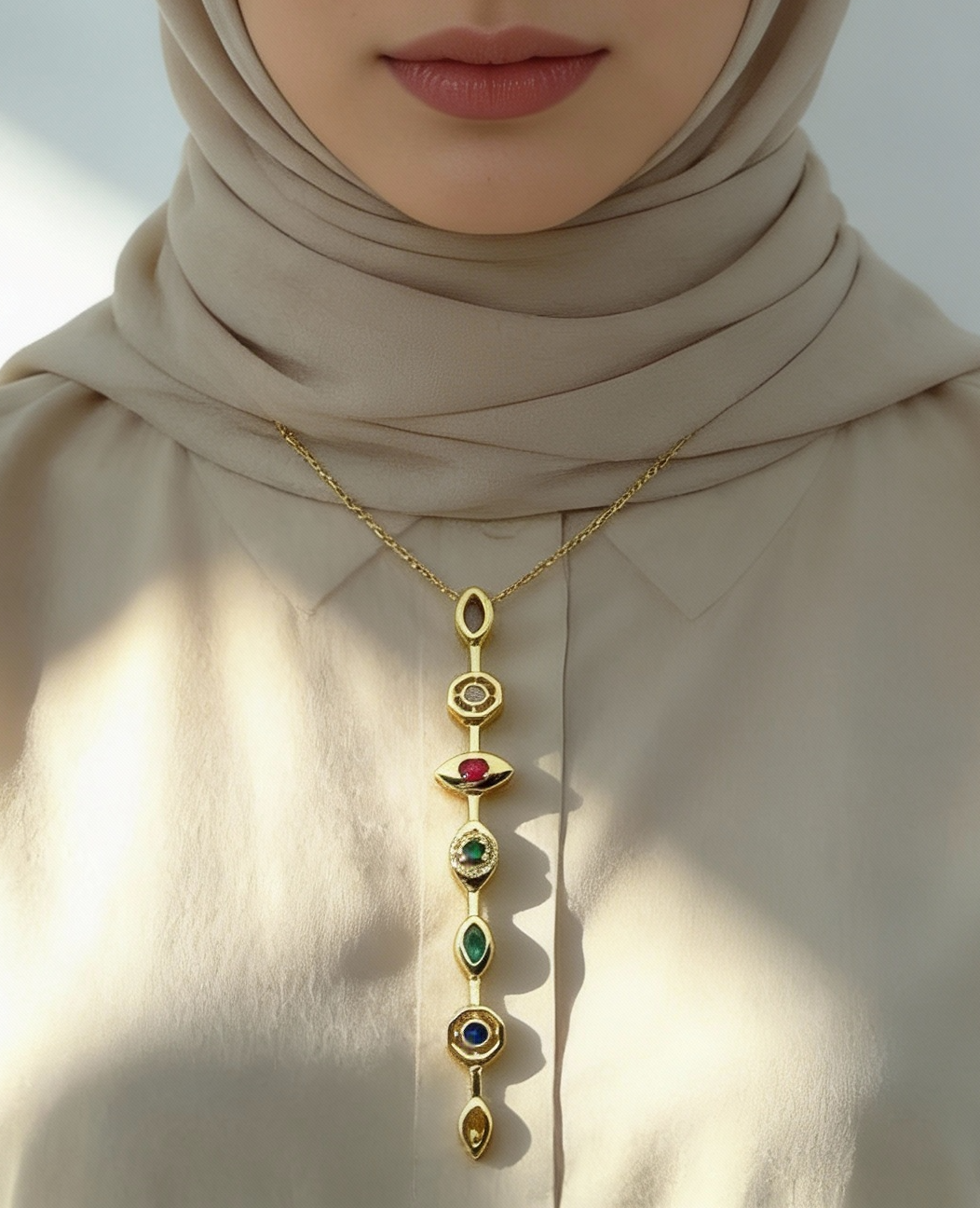 Menna Necklace - Stainless Steel