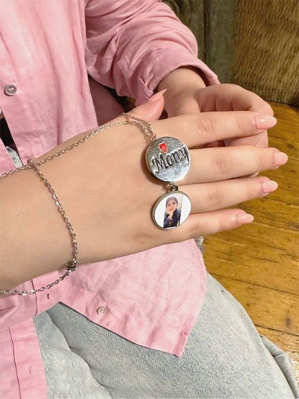 Customized Necklace - Silver Plated