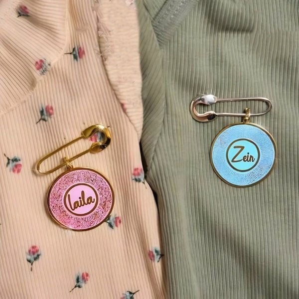 Customized Kids Pin - Gold Plated