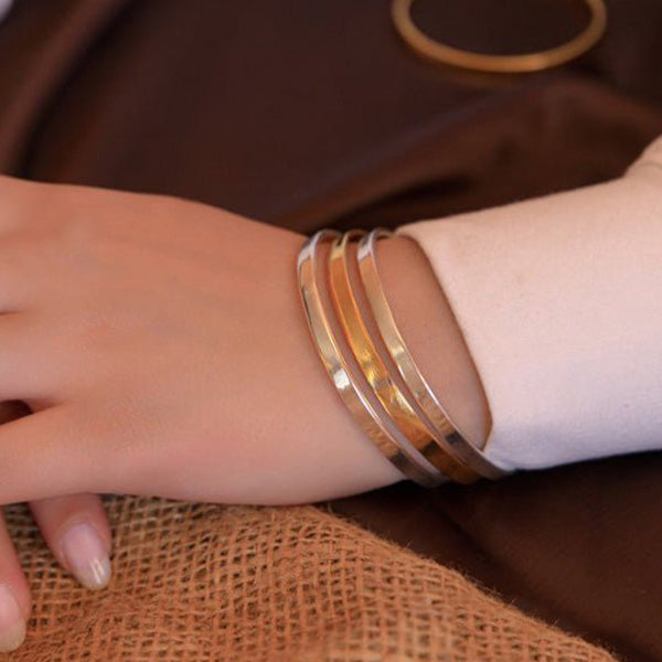 Delicate Anne Bracelets Set - Gold And Silver Plated