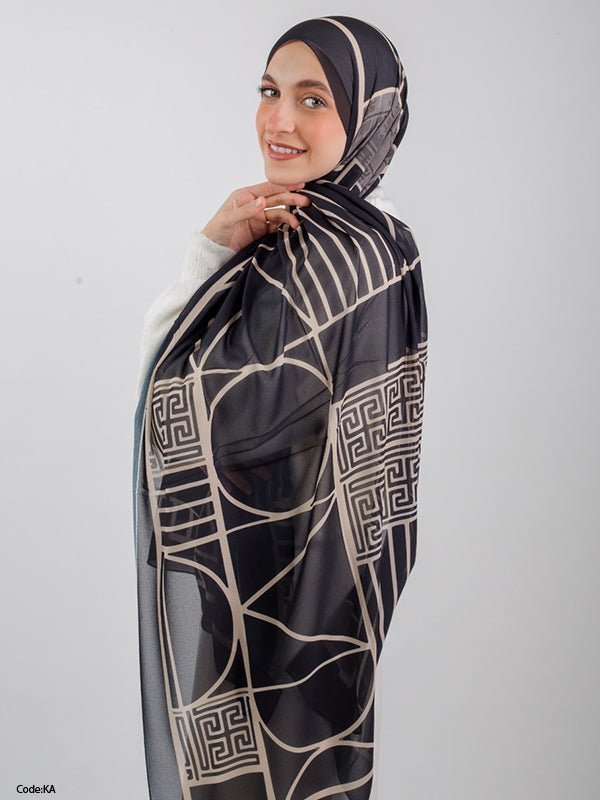 Zahra Scarf - Crepe Chiffon