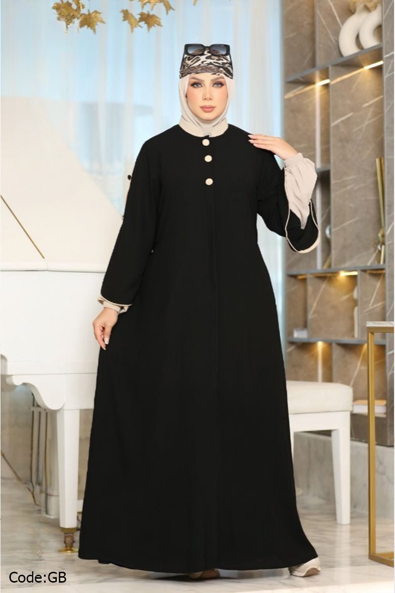 Istabraq Abaya - Crepe