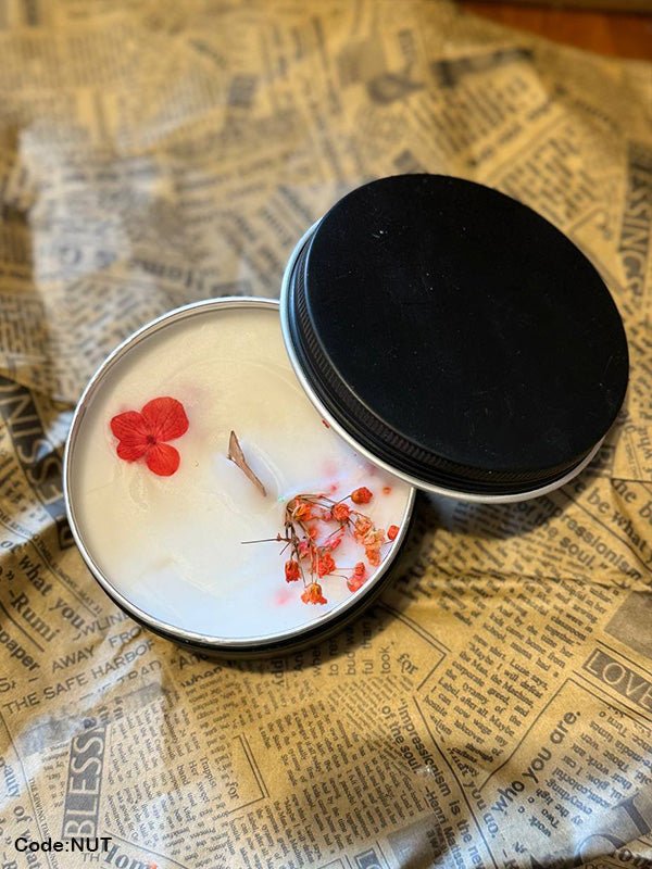 Red Rose Candle