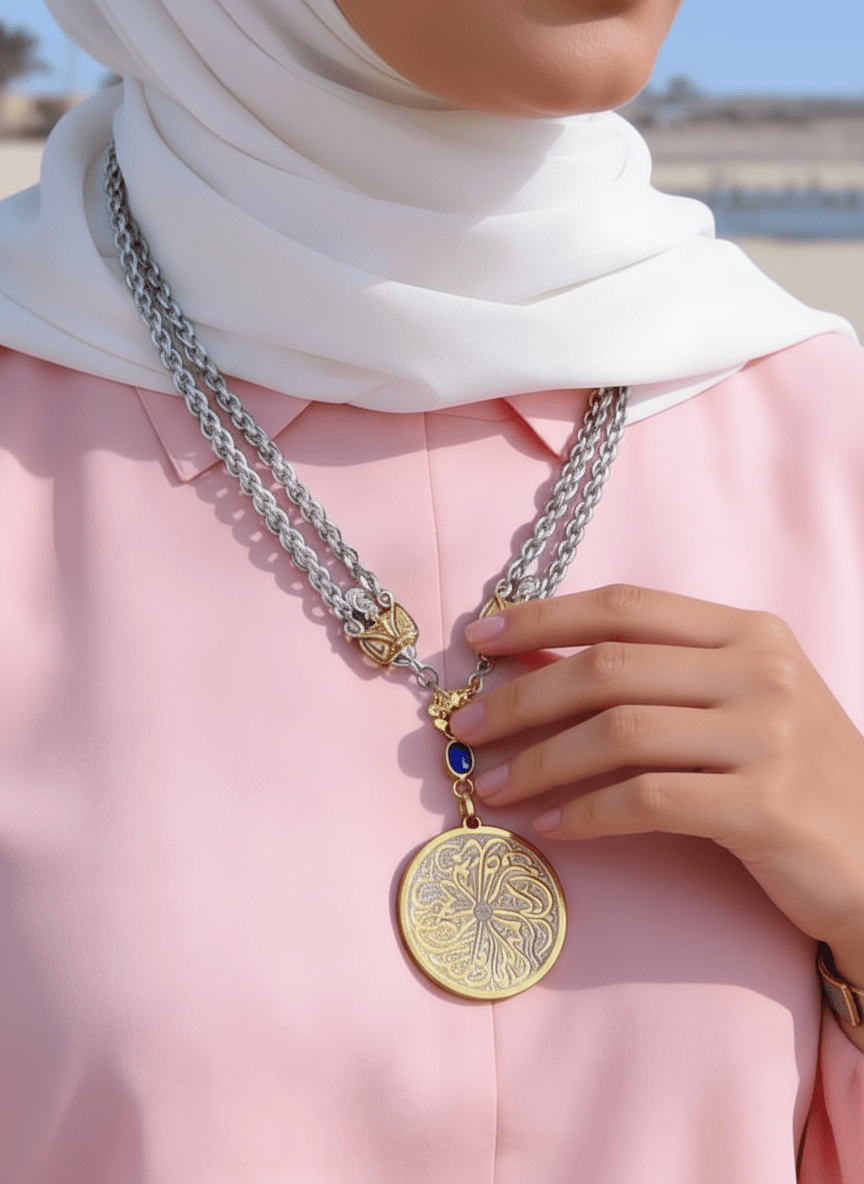 قلادة سما - فضة خالصة