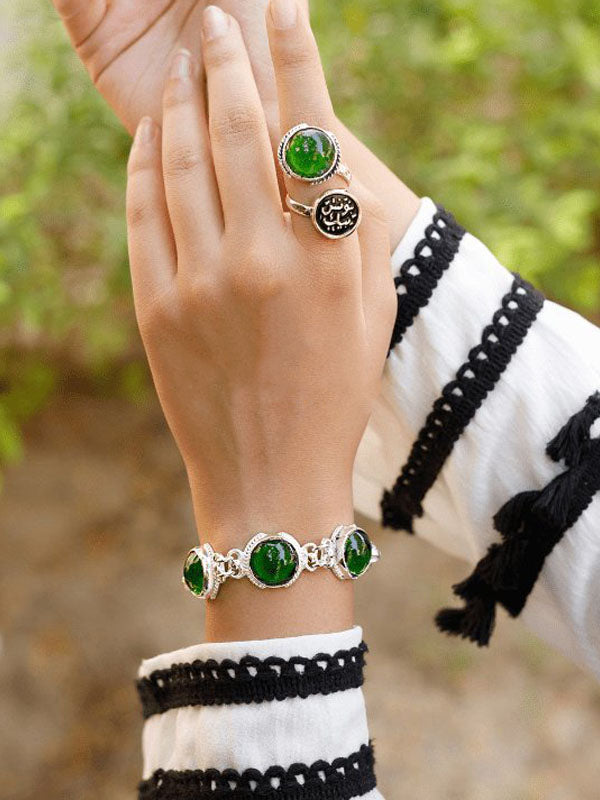 مجموعة لوريلاي - مطلية بالفضة