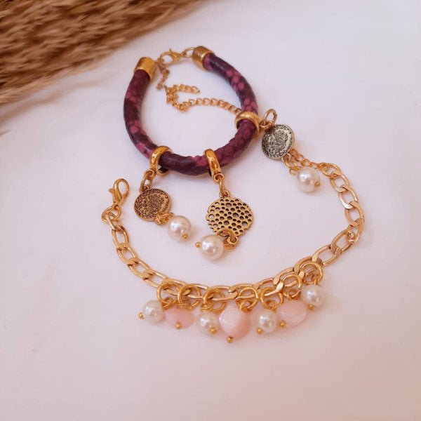 Farida Elegant Set - Leather